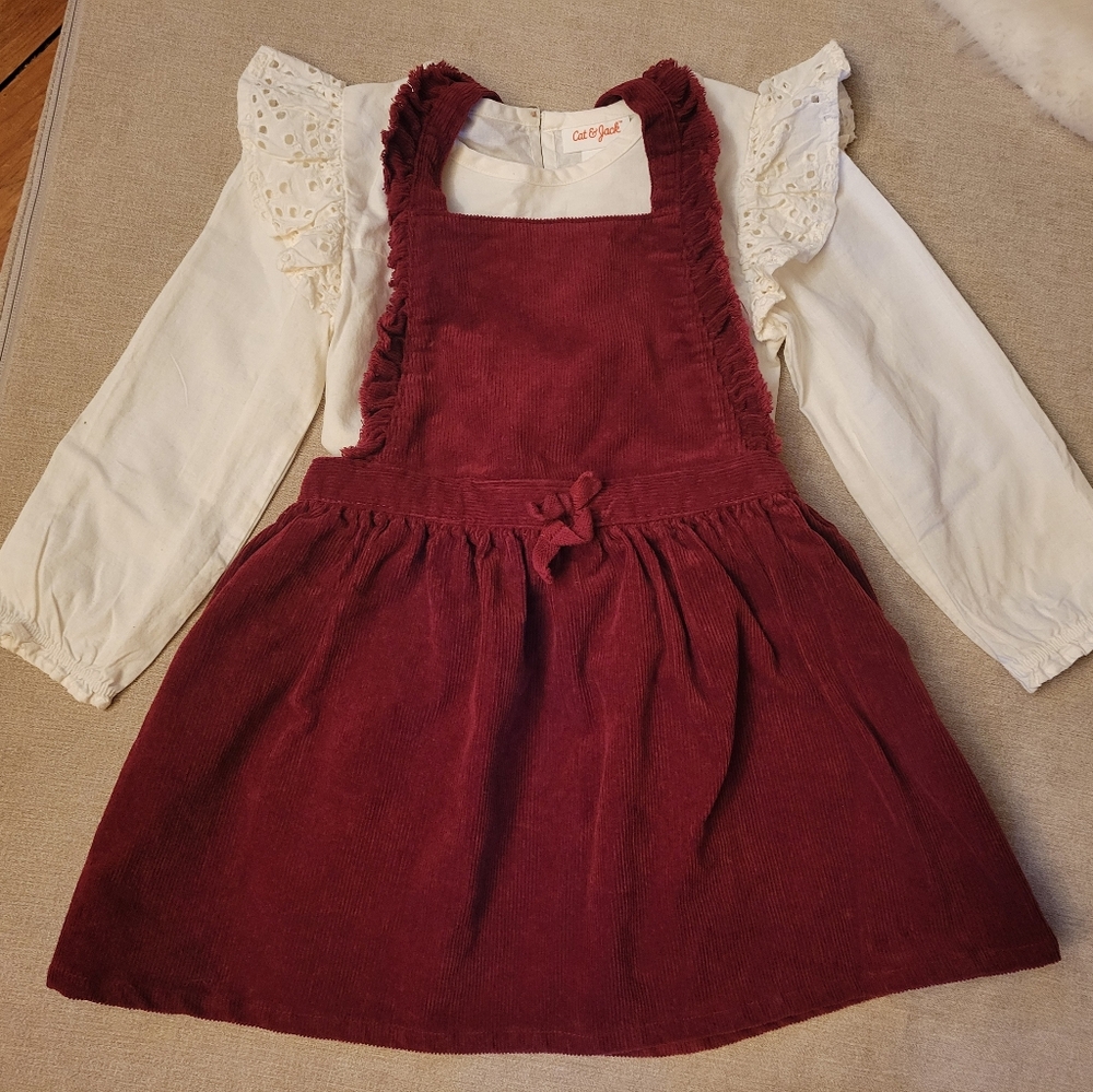 Girls' Corduroy Jumper Dress Size 4T